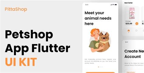 Pet Shop Flutter Templates, Apps and Components