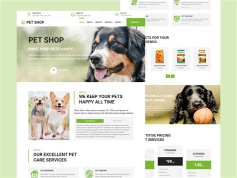 Pet Shop HTML Template by MarkhorThemes on Envato Elements