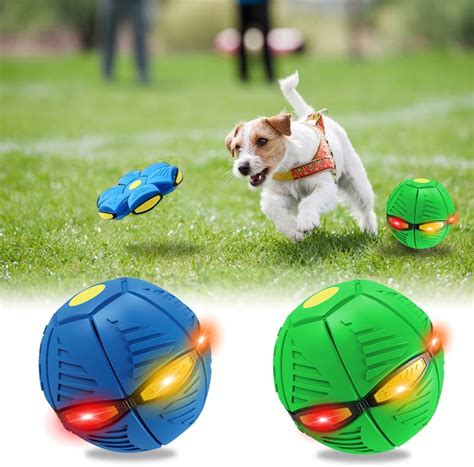 Pet Supplies : Addcean UFO Magic Ball with Lights - Pet Toy Flying ...