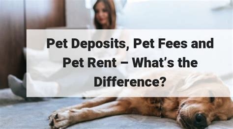 Pet fee for rental. By definition, a deposit is refundable. And all refundable deposits count as part of the security deposit, as outlined above. In contrast, fees are non-refundable. You can collect a higher security deposit when renting to tenants with cats or dogs, and you can also charge a one-time pet fee to cover the additional wear and tear caused by pets ... 