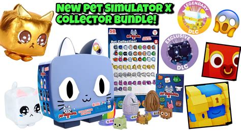 This item: Pet Simulator X Mystery 1PK. $1491. +. Pet Simulator X - Mystery Pet Treasure Plush 2-Pack (Two 4" Tall Plushies, Series 1) [Includes DLC] $1999. +. PET Simulator X - Mystery Pet Minifigure Toys with Collector Clip - Blind Bags 3 Pack and Chance of DLC Code - Surprise Collectable. $1747..
