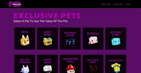 The metrics we utilize to determine the values of pets in Pet Simulator X are diverse and comprehensive. They include insights from experienced traders, feedback from the game's community, observations from player booths within the game, and the actual in-game RAP (Recent Average Price) of pets.