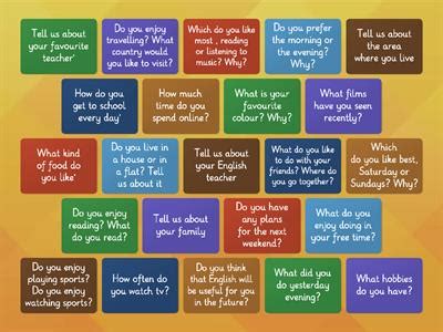 Pet speaking wordwall. net/resource/99214/ket-pet-speaking-part-1 2)https://wo...