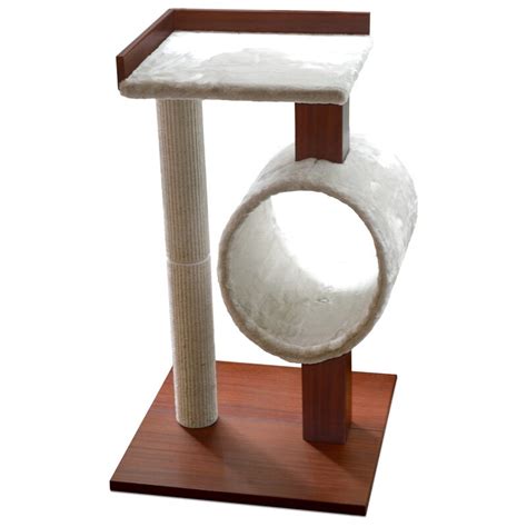 PetFusion Modern Activity Cat Tree & Scratching Post, Brown