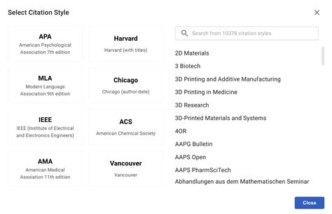 Petal Citation Generator