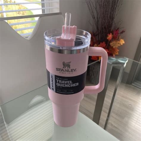 Petal pink stanley cup. Shop Home's Stanley Pink Silver Size OS Water Bottles & Thermoses at a discounted price at Poshmark. Description: Stanley Petal Pink 64 ounce jug stainless steel ice flow travel tumbler cup 💕make an offer Used condition with wear showing has scuffs, scratches & use mainly near / on bottom but also here & there on cup. 