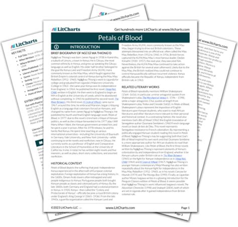 Petals of Blood Analysis - eNotes.com