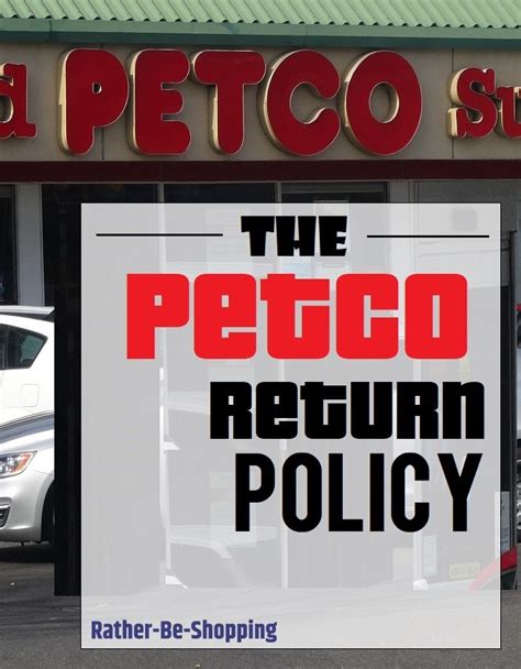 Petco fish return policy. Petco’s return policy is fairly straightforward: customers can return most items within 30 days of purchase to Petco or Petco Unleashed, as long as they have a … 