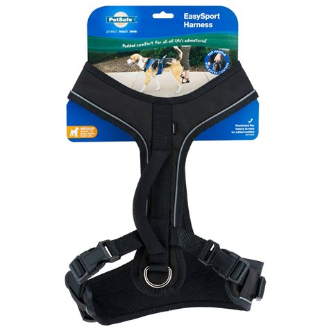 Petco harness. Description. We know that some dogs like to keep pet parents on their toes during walks. That's why our EveryYay Embrace the Pace Black Front Walking Dog Harness offers you the flexibility to clip onto its front D-ring to help deter jumping and pulling. It also includes a convenient control handle when you need a little extra help guiding them. 