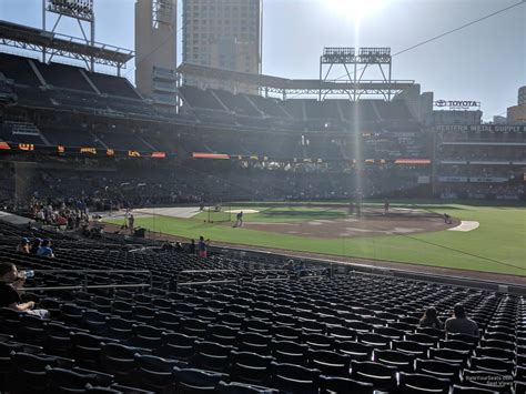 PETCO Park » section 311 » row 3. Photos Baseball Seating Chart NEW Sections Comments Tags. « Go left to section 309. Go right to section 313 ». Section 311 is tagged with: along the 1st base line behind home team dugout. Row 3 is tagged with: 24 seats in the row. anonymous.