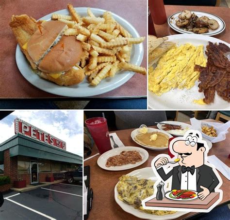 PETE’S - 50 Photos & 71 Reviews - 6092 Calhoun Memorial Hwy, Easley, South Carolina - American - Yelp - Restaurant Reviews - Phone Number. Pete’s. 3.4 (71 reviews) Unclaimed. $ American, Breakfast & Brunch, Diners. Closed 7:00 AM - 9:00 PM. See hours. See all 50 photos. Menu. Popular dishes. Fried Chicken Tenders. 2 Photos 6 Reviews.. 