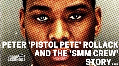 The gang was founded by Peter "Pistol Pete" Rollock, who is revered as the "Godfather" of the criminal gang—he is currently serving life in federal prison. The Sex Money Murder gang's primary focus was initially street-level drug dealing, aggravated assaults, and murders to further their criminal organization. .... 