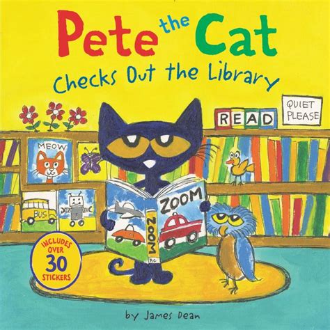 Read Pete The Cat Checks Out The Library By James Dean