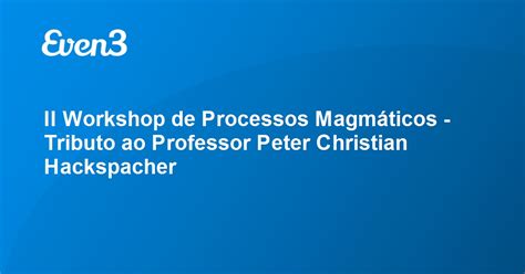 Peter Christian Hackspacher - Processos