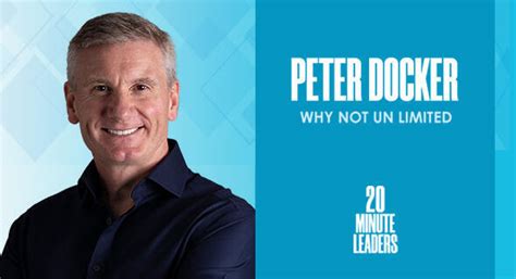 Peter Docker - Co-Founder - Why Not Un Limited