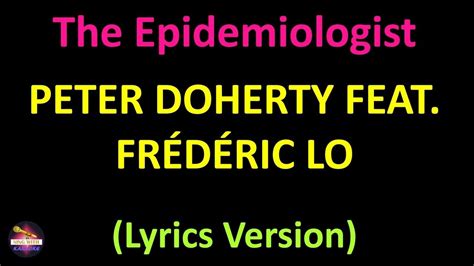 Peter Doherty - The Epidemiologist: listen with lyrics Deezer