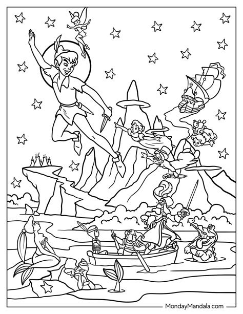 Peter Pan Coloring Shee
