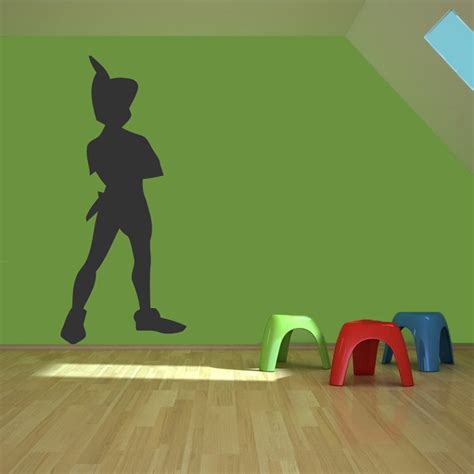 Peter Pan Shadow Wall Decal - customvinyldecor.com