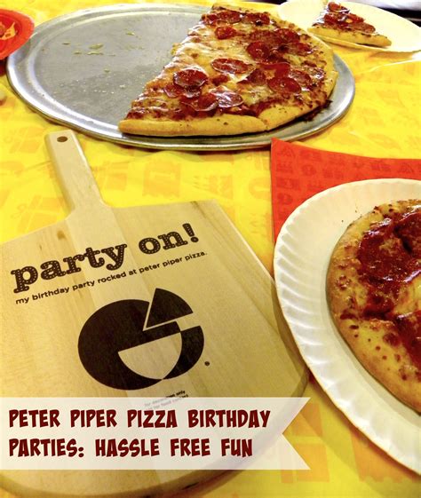 Peter Piper Pizza Party Packages Prices