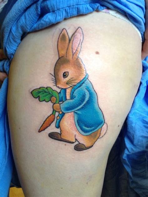 Peter Rabbit by Pinky Darling, Cosmic Tattoo Rabbit tattoos