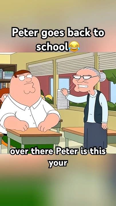 Peter goes back in time