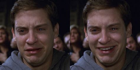 Blank Peter Parker Cry vs Laugh template. Template ID: 281874381. Format: png. Dimensions: 1493x2469 px. Filesize: 1,241 KB. 