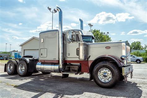 The Peterbilt 379 is a legendary truck that has captured the hearts of truck enthusiasts ... The sleeper debuted on a 359-127″ and can be seen in the 1978 brochure “Best in ... it easy to navigate through tight spaces and corners. The suspension system is also top-notch, providing a comfortable ride even on rough roads.. 