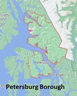 Petersburg, Alaska map with satellite view - 24timezones.com