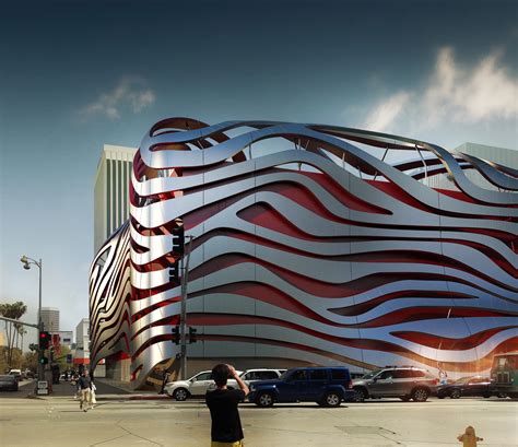 Petersen automotive museum photos. Photography: Natural History Museum of Los Angeles County. Construction of the Petersen Automotive Museum is already underway after Robert E. "Pete" Petersen led off with a gift of $15,000,000 to ... 