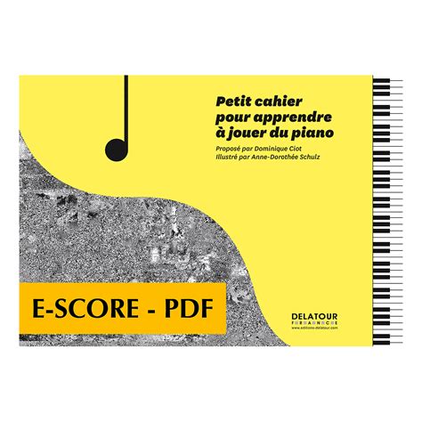 Petit cahier pour apprendre jouer du piano. - Libro de texto de ingeniería ambiental 2.