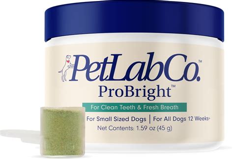 Petlab co probright. Price: £28.18 (1 Tub) What It Does: Petlab Co. Joint Care Chews are designed to improve joint wellness, help mobility and strength, and support the pup’s daily functions. This product can sustain older dogs’ mobility while allowing pups’ joint health in their developing and growing stages. Skin & Coat Chews. 