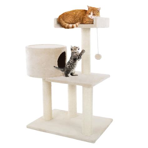 Petmaker 3 Tier 42 in. Cat Tree with Scratching Post