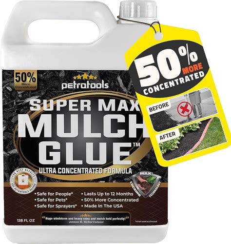 PetraTools Mulch Glue, Mulch Binder Glue, Small Gravel …