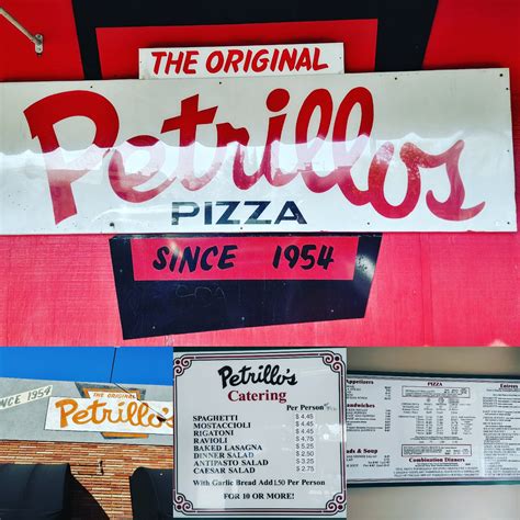 Petrillo's pizza san gabriel. Details. Phone: (626) 280-7332 Address: 833 E Valley Blvd, San Gabriel, CA 91776 More Info General Info Family owned and operated for over 67 years. Classic Italian food known our Naples style pizza. Our takeout hours are open weekly, and our dining room is open Friday, Saturday, and Sunday.Family owned and operated for over 67 years. 