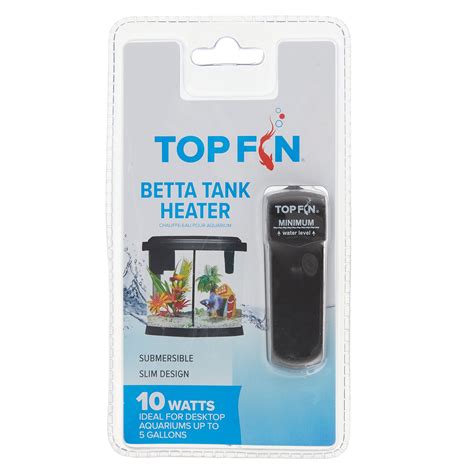 Use the GloFish Submersible Heater in aquariums up to 10 gallons. This heater is UL Listed. - AQUARIUM HEATER: Submersible heater is designed to keep your aquarium at the optimum temperature. - AUTOMATIC THERMOSTAT: Electronic thermostat keeps water at a consistent 78 degrees. . 