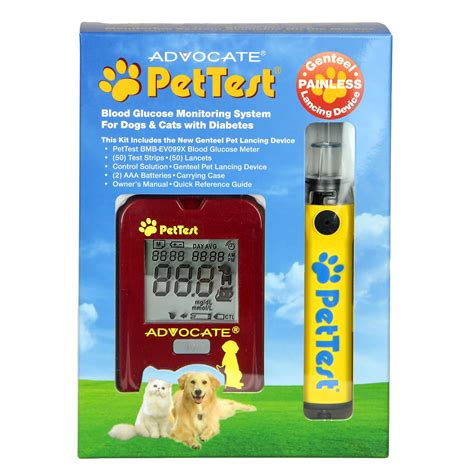 Pettest Glucose Monitoring System Blood Sugar Check Kit for