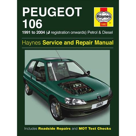 Peugeot 106 petrol and diesel service and repair manual 1991 to 2004 haynes service and repair man. - Catch me if you can book review.