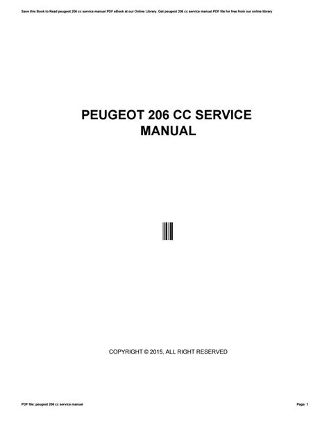 Peugeot 206 cc service manual rar. - Sin in the assembly a guide for local baptist church.