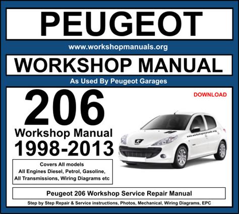 Peugeot 206 werkstatt service und reparaturanleitung französisch. - Harley softail service manual rear brakes.