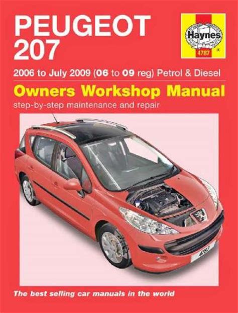 Peugeot 207 petrol and diesel service and repair manual 2006 to 2009 haynes service and repair manuals. - Study guide for pharmacology and the nursing process 7e.