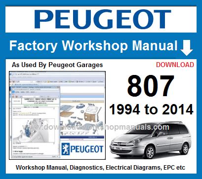 Peugeot 807 workshop manual free download. - Bmw 5 series 2003 owners manual japan.