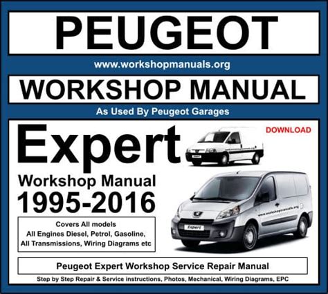 Peugeot expert workshop service repair manual in french. - Il primo clarinetto una guida pratica.