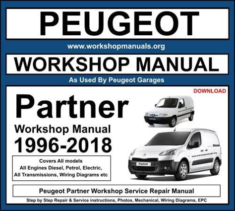 Peugeot partner 2003 repair service manual. - College algebra examination guide explained answers.