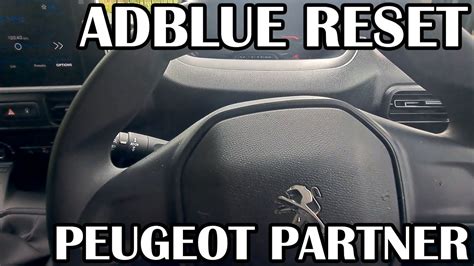Peugeot partner adblue reset.  Anyone have knowledge if this will work over Peug...