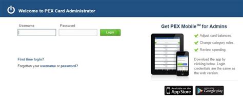 Pex card admin. PEX - Login Login with PEX To continue an existing application, log in below. To start a new application, click here Business email Password Forgot your password? 