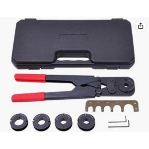 Pex crimping tool harbor freight. PEX Pipe Clamp Cinch Tool Crimping Tool Crimper for Stainless Steel Clamps from 3/8-inch to 1-inch with 1/2-inch 20PCS and 3/4-inch 10PCS SS PEX Clamps (plastic box package) 51. $2599. FREE delivery Thu, May 16 on $35 of items shipped by Amazon. Or fastest delivery Wed, May 15. 