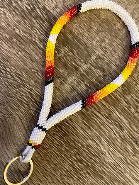 Check out our peyote beaded lanyards selection for the very best in unique or custom, handmade pieces from our lanyards & badge holders shops.. 