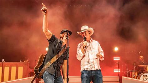 Peyton Manning joins country artist Parker McCollum on stage at Red Rocks