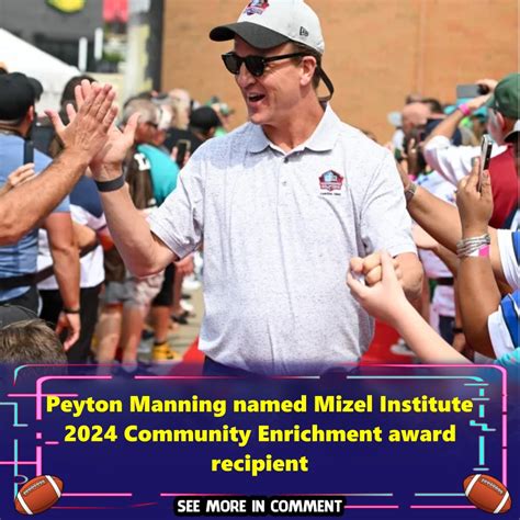 Peyton Manning named Mizel Institute 2024 Community Enrichment award recipient
