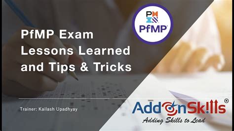 PfMP Exam Tips
